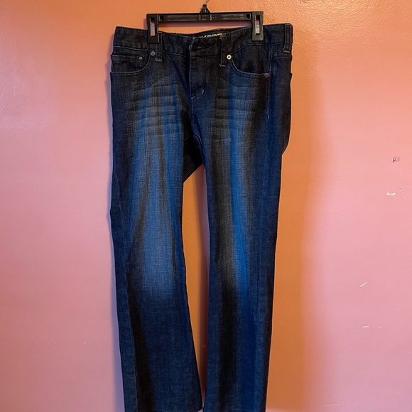 Express Ladies Denim Black Jeans Bling Sequin Pockets - Picture 2 of 16